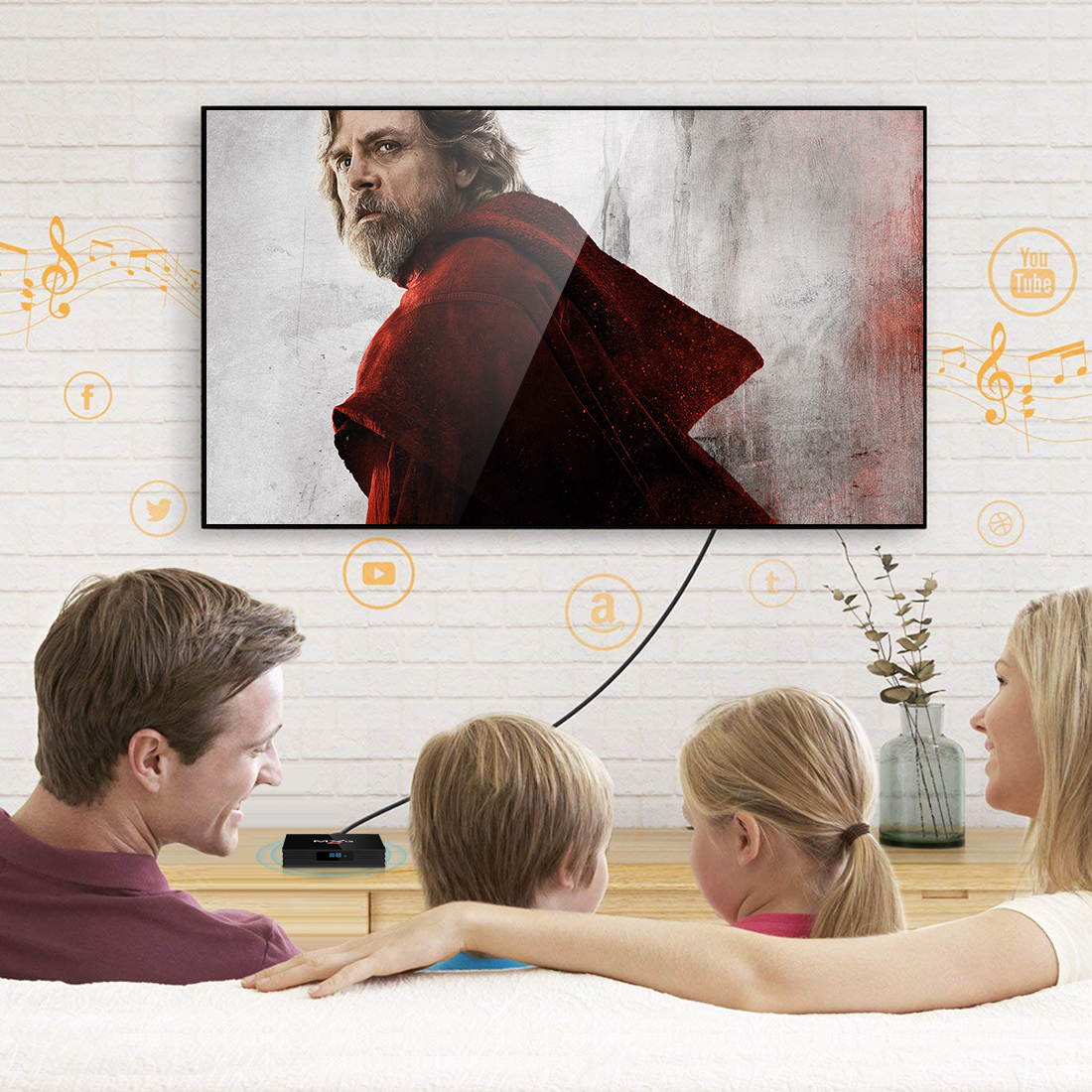 Android 9.0 TV Box, Superpow MXQ MAX Smart TV Box RK3328 Quad Core 4GB RAM+64GB ROM [2020 Ultima Versione], BT 4.1/4KUHD /3D/ H.265/HDMI/2 Porte USB