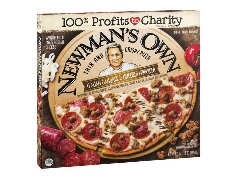 Newman's Own Thin and Crispy Italian Sausage & Pepperoni Frozen Pizza - 16.5oz