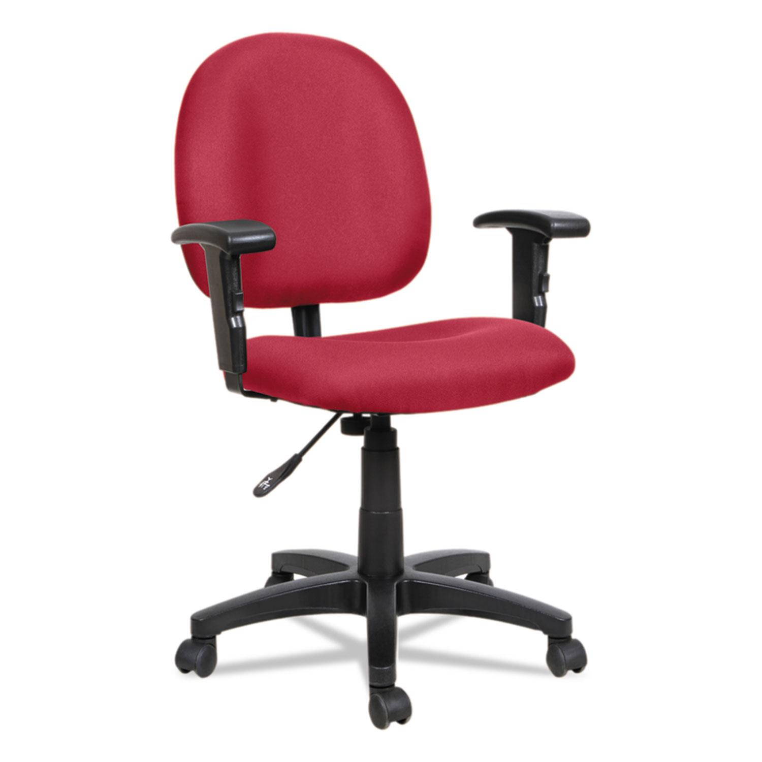 Alera Essentia Series Swivel Task Chair with Adjustable Arms, Black VTA4810