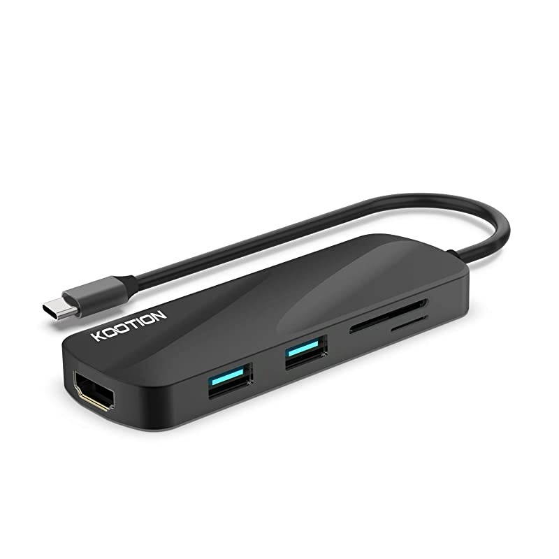 USB C Hub 6in1 USBC Hub for Laptop with 4K HDMI Adapter 2 x USB 30 Ports SDTF Card Reader PD Charging Port Portable TypeC USB Converter for MacBook ProAir XPS ChromeBook etc