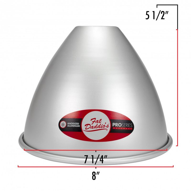 Fat Daddio's PDV-07 Anodized Aluminum Dolly Varden Baking Pan, 7.25 x 5.5 Inch