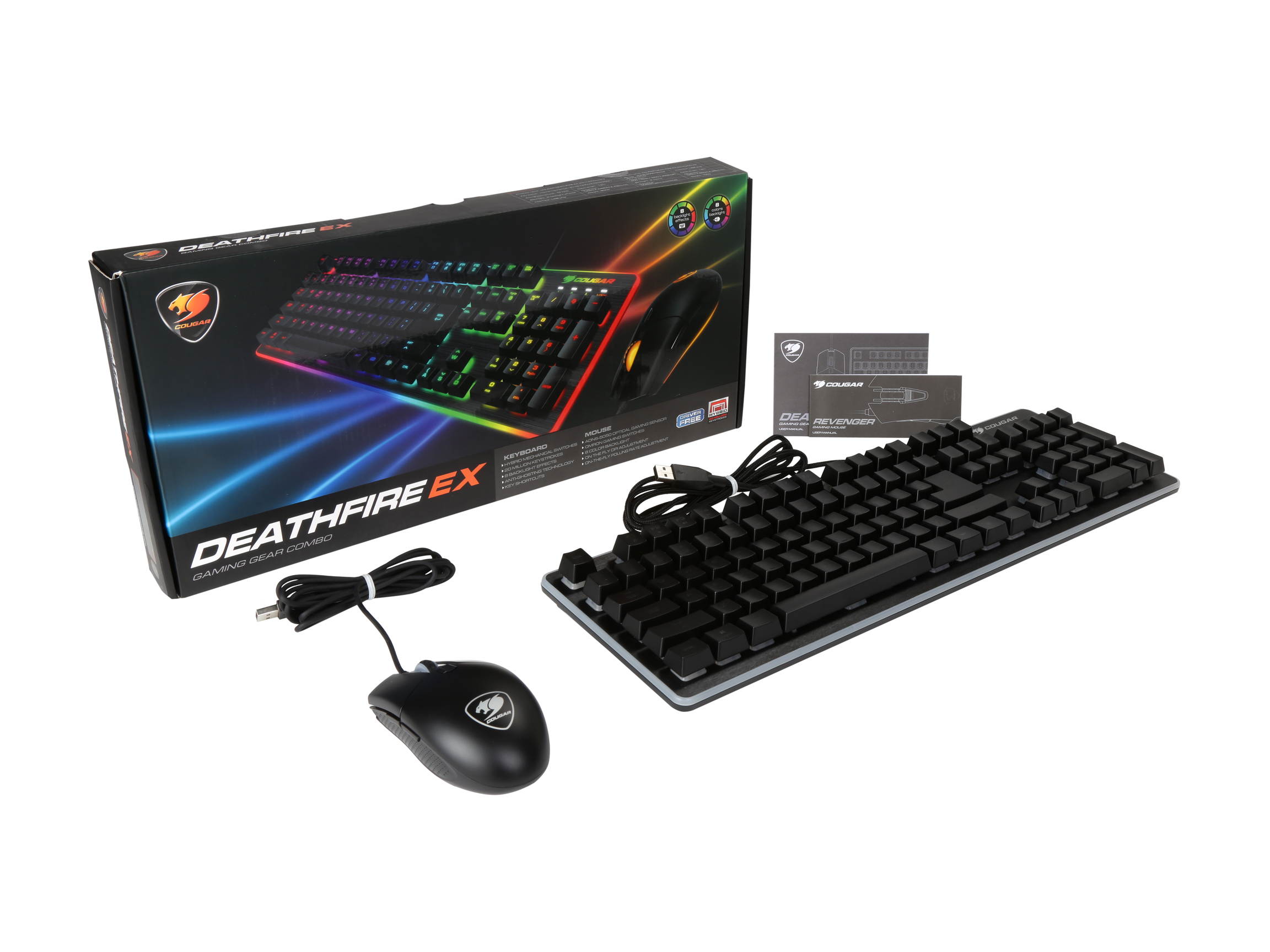 Cougar Deathfire EX Gaming Hybrid Mechanical Keyboard and Mice Combo