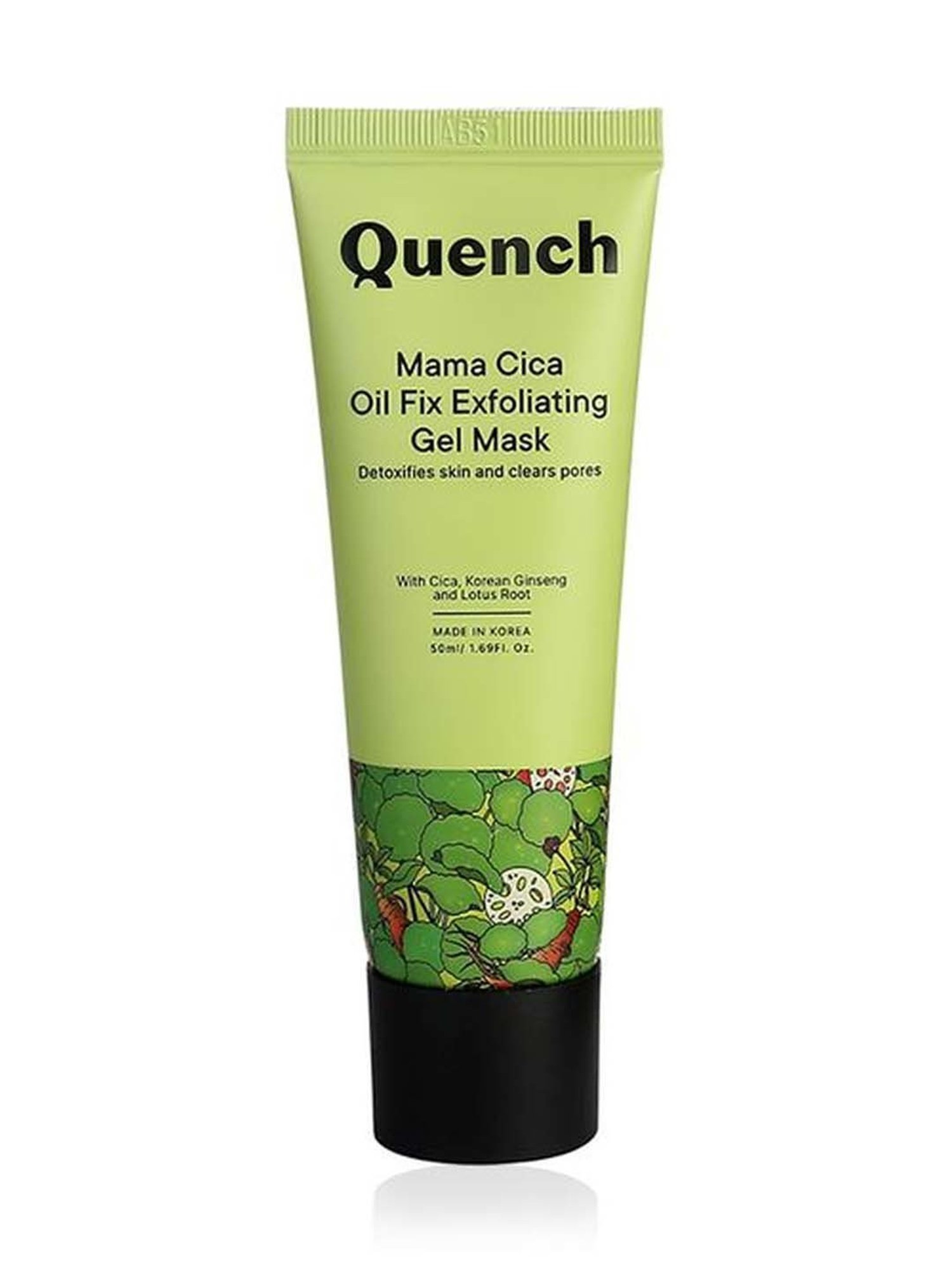 Quench Botanics Mama Cica Oil Fix Exfoliating Gel Mask - 50 ml