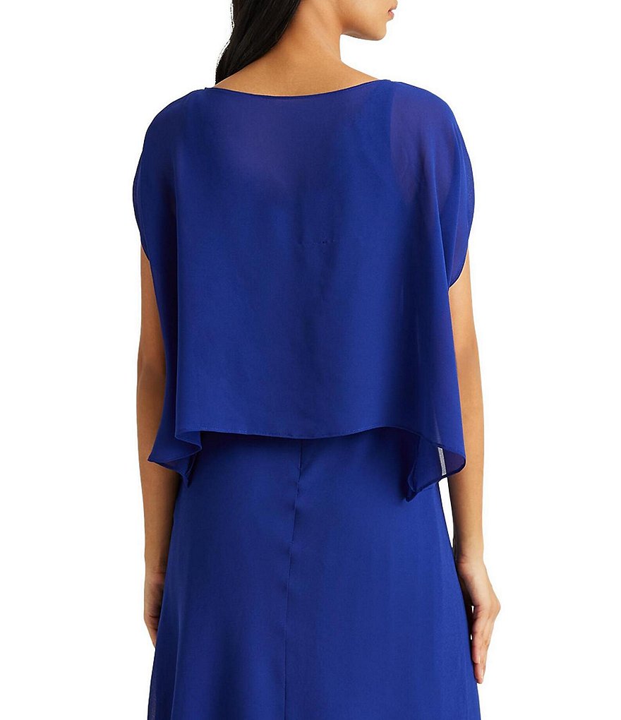 Sugarlips Animal Print Tie Sleeve Ruffle Hem Mini Dress