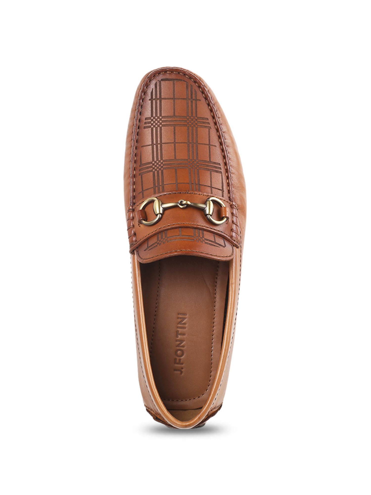 J. Fontini by Mochi Men's Tan Casual Loafers