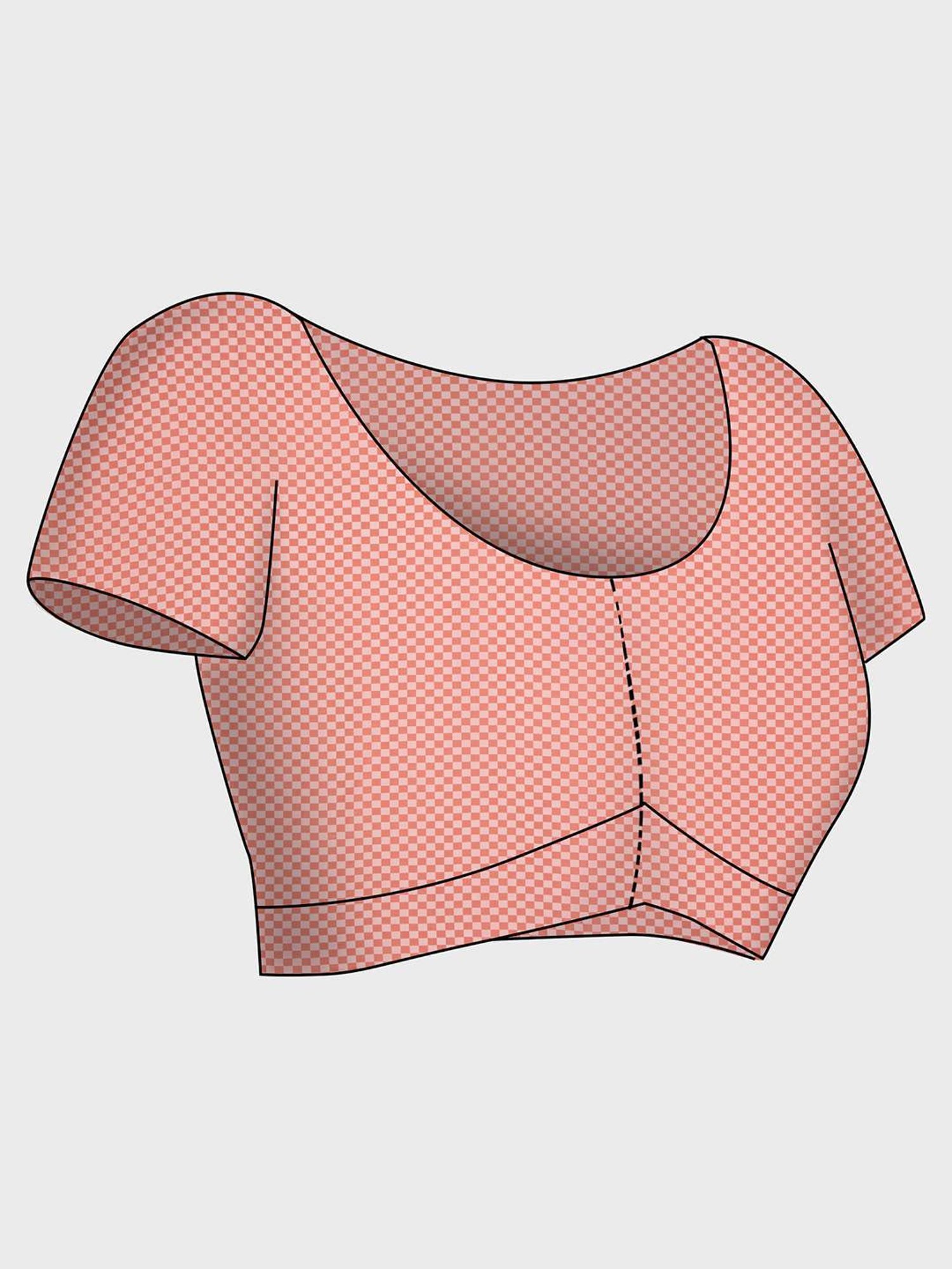 navyasa by liva Purple & Brown Printed Saree With Unstitched Blouse