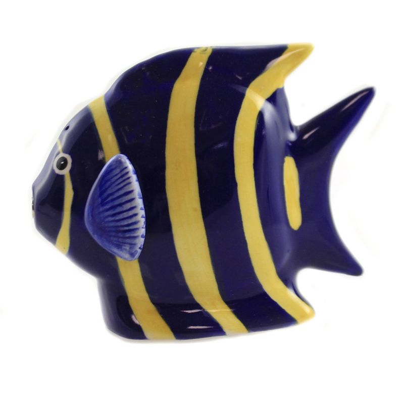 Tabletop 3.0" Angel Fish Salt & Pepper Set Magnetic Kissing Pacific Trading  -  Salt And Pepper Shaker Sets