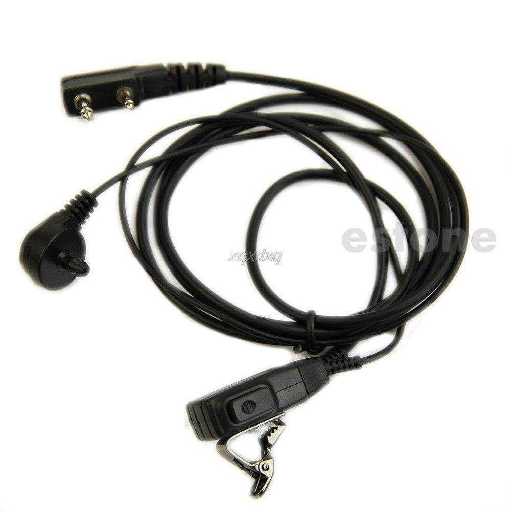New Baofeng Throat Mic Air Tube Earpiece Headset for Baofeng UV5R BF-888s Oct30 Drop ship