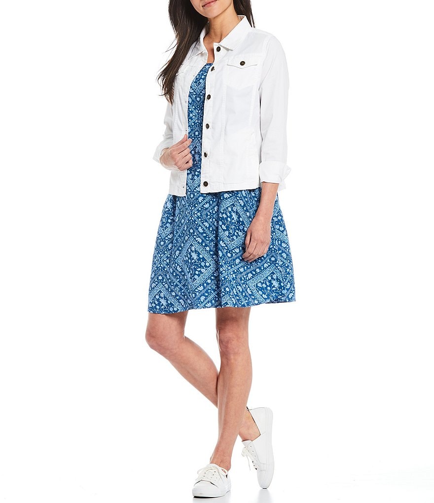 Aventura Arden V2 Long Sleeve Button Front Twill Jacket