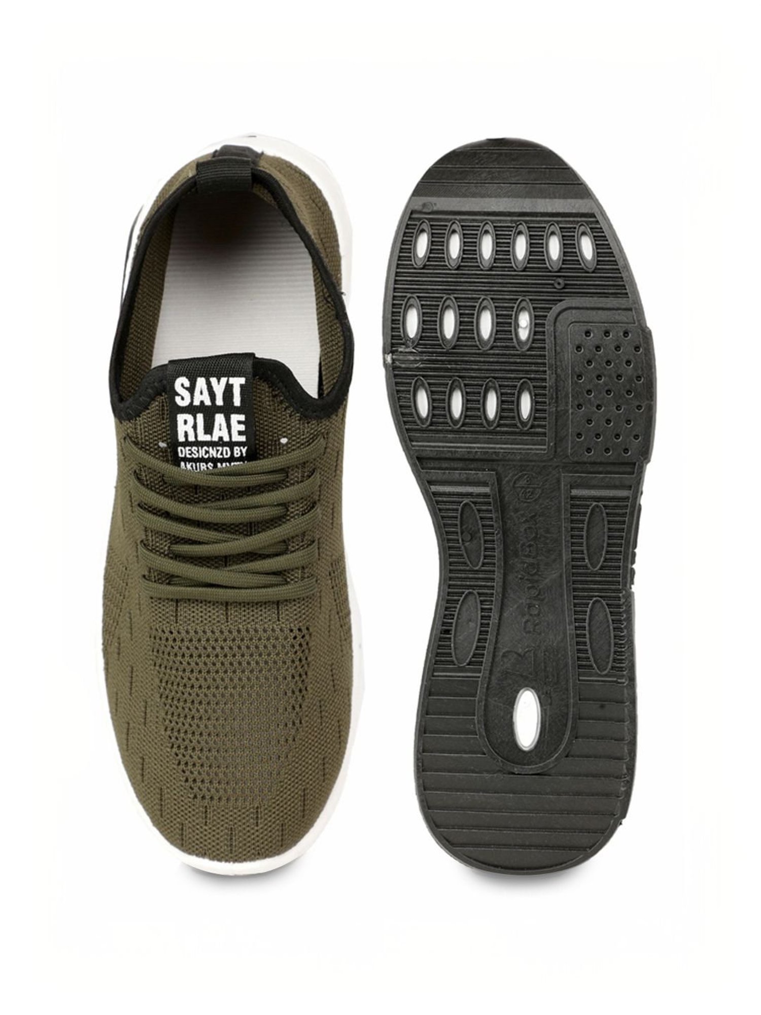 Rapid Box Men's Olive Running Shoes