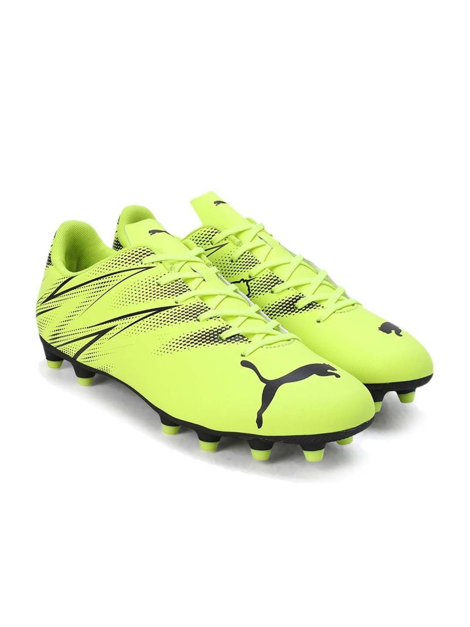 Puma Men's ATTACANTO FG/AG Electric Lime Football Shoes