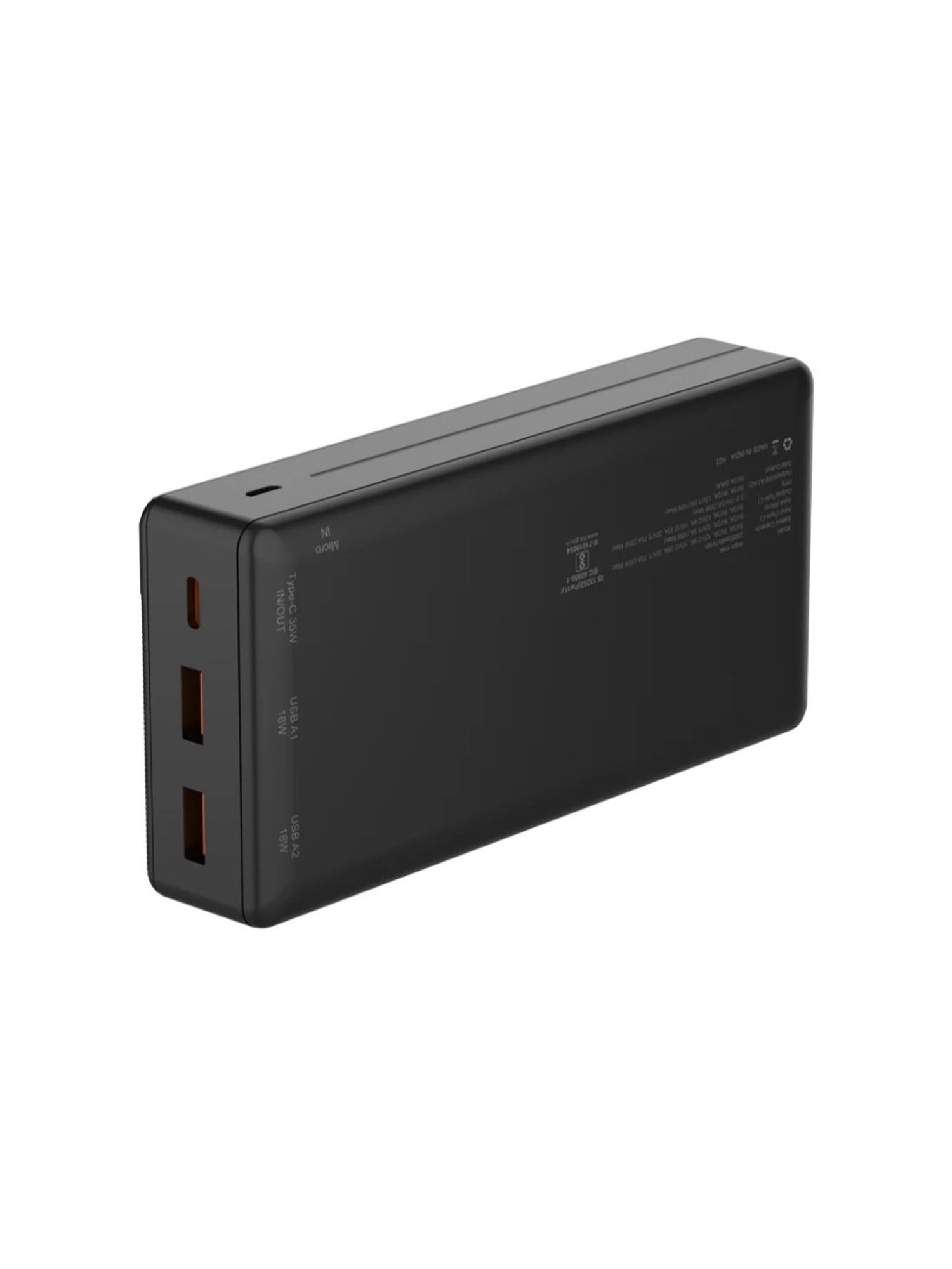 Stuffcool Major Max 20000mAh 35W PD PPS Powerbank (Black)