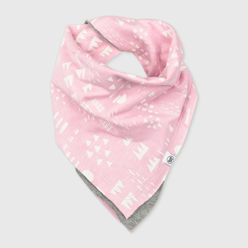 Honest Baby Girls' 3pk Organic Cotton Love Dot Bandana Bib