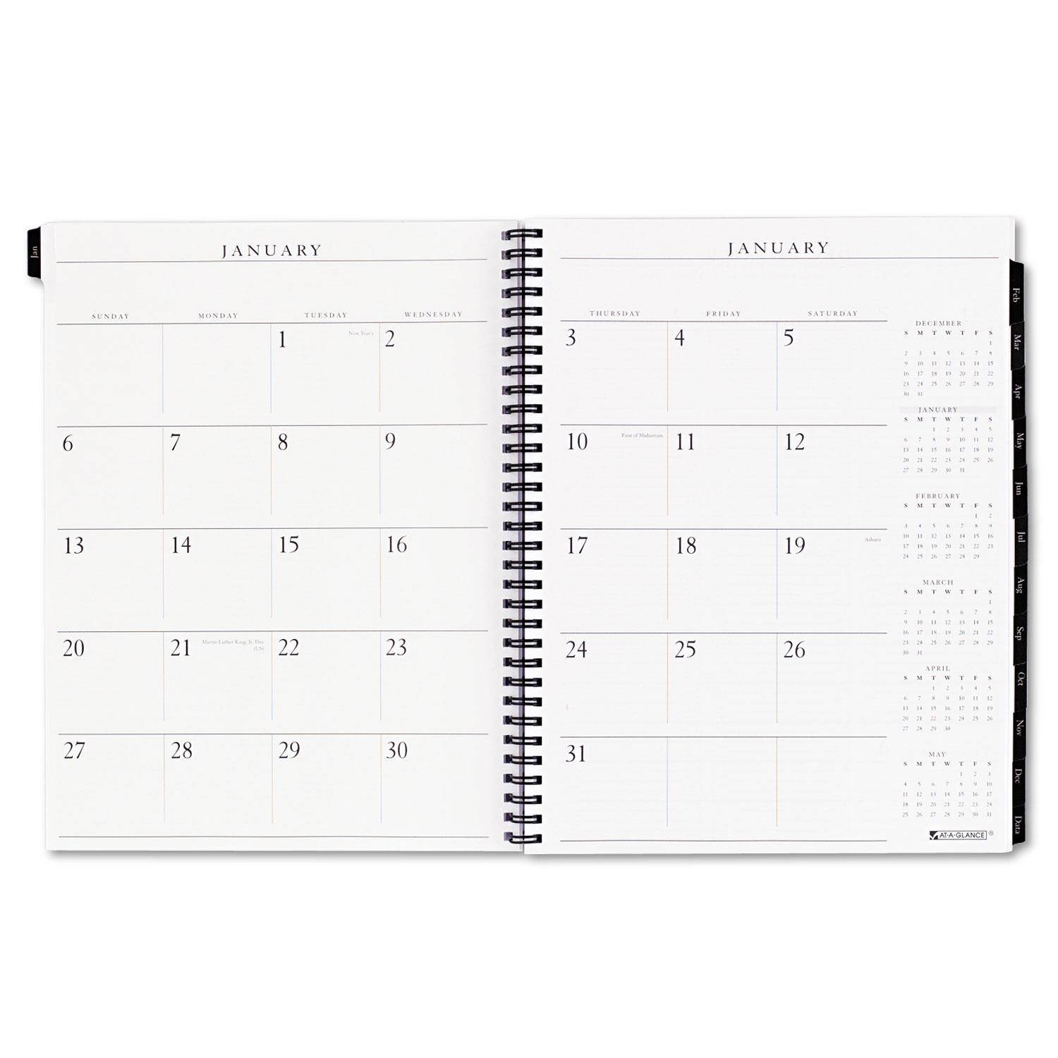 AT-A-GLANCE 11709111006 Executive Weekly/Monthly Planner Refill, 15-Minute, 8 1/4 X 10 7/8, 2017