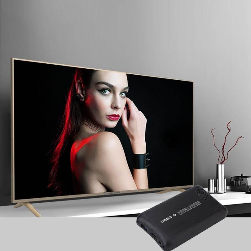 HDMI 1080P USB3.0 U Disk Video Play Box with Built-in Mediaplayer, US Plug(Black)