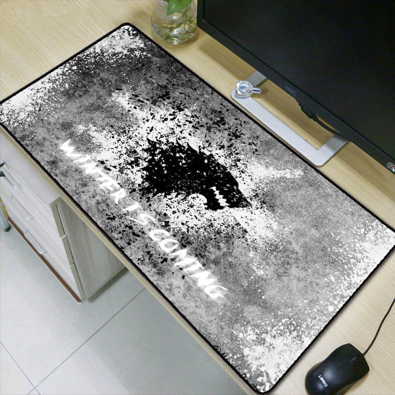 900*400*3MM Game of Thrones mouse pad Notbook Computer Large Mousepad Custom With Locking Edge Gaming Mouse pads Gamer