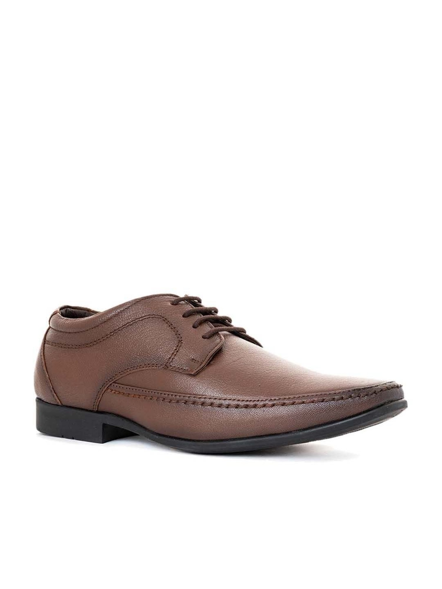 Khadim Men's Brown Derby Shoes