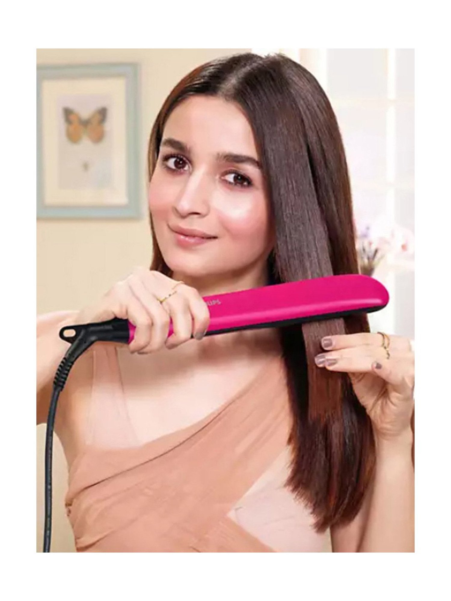 Nova NHC-522CRM Professional Hair Straightener (Black)