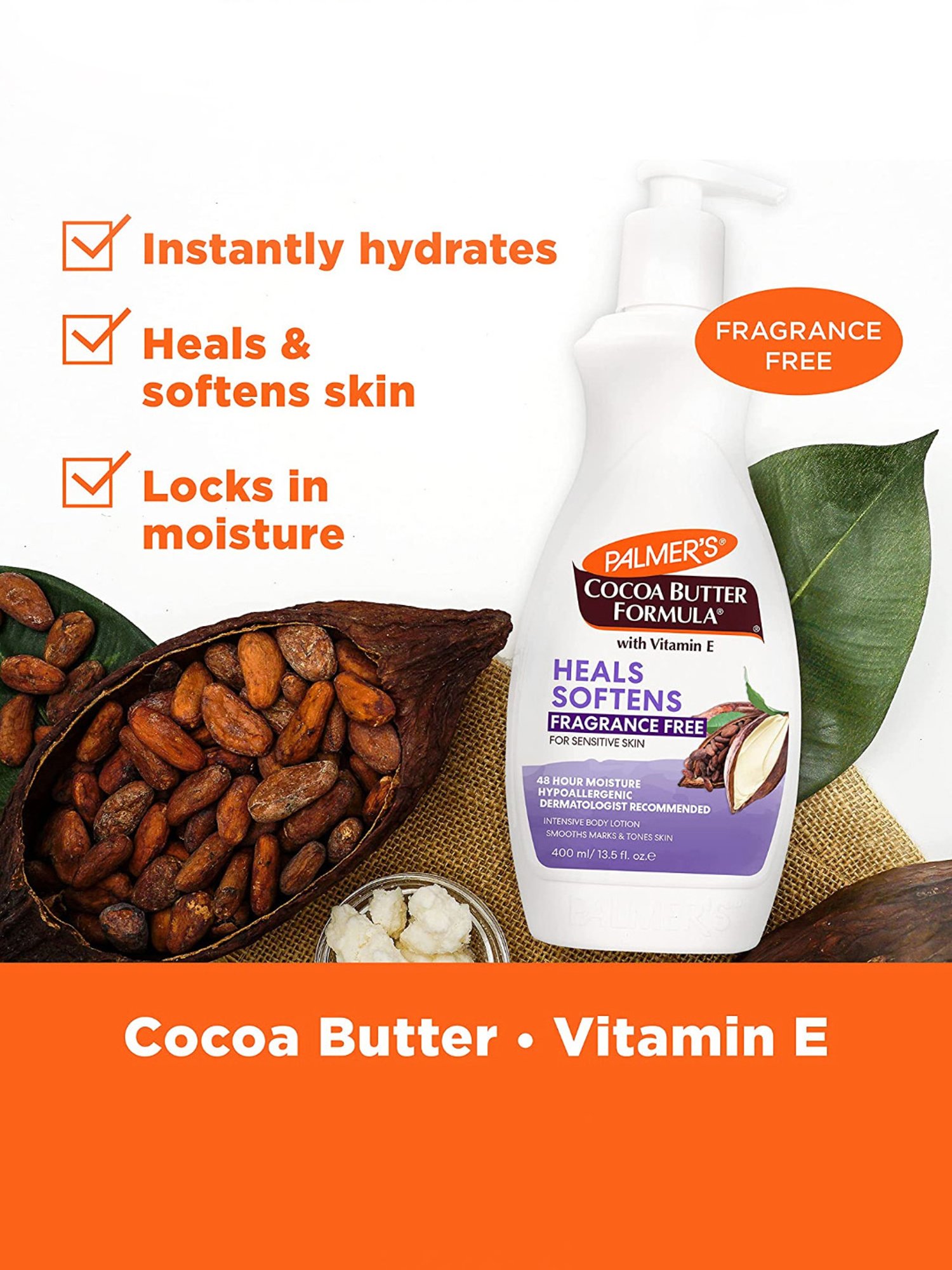 Palmer's Cocoa Butter Formula with Vitamin E Heals Softens Intensive Body Lotion - 400 ml
