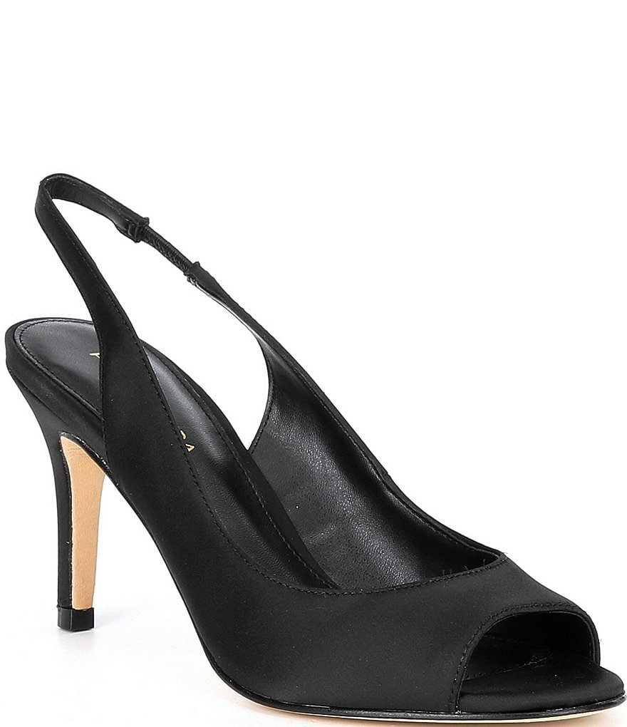 Pelle Moda Rocia Satin Slingback Pumps