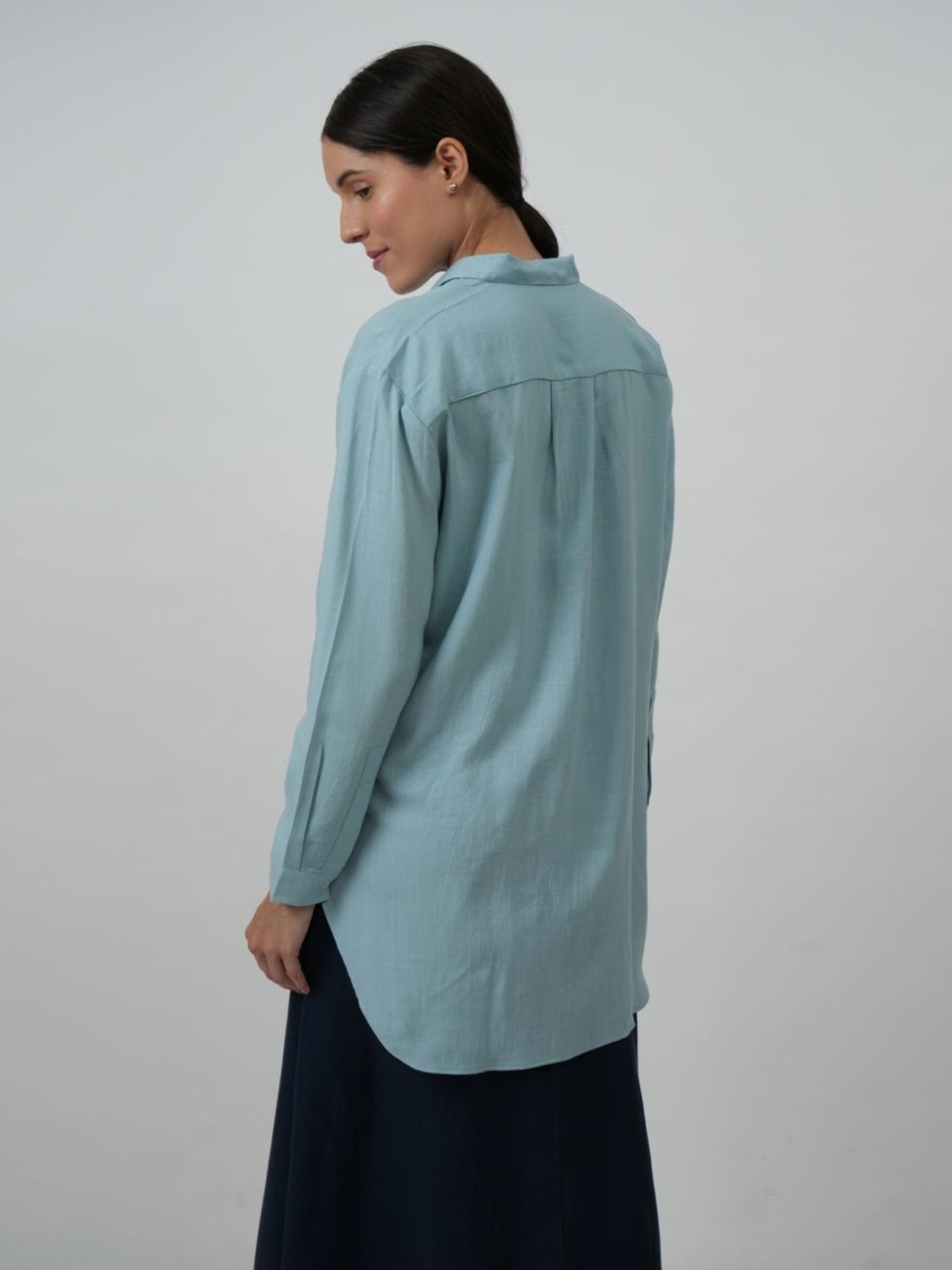 Saltpetre Elegant Blue Co-ord Set in Tencel