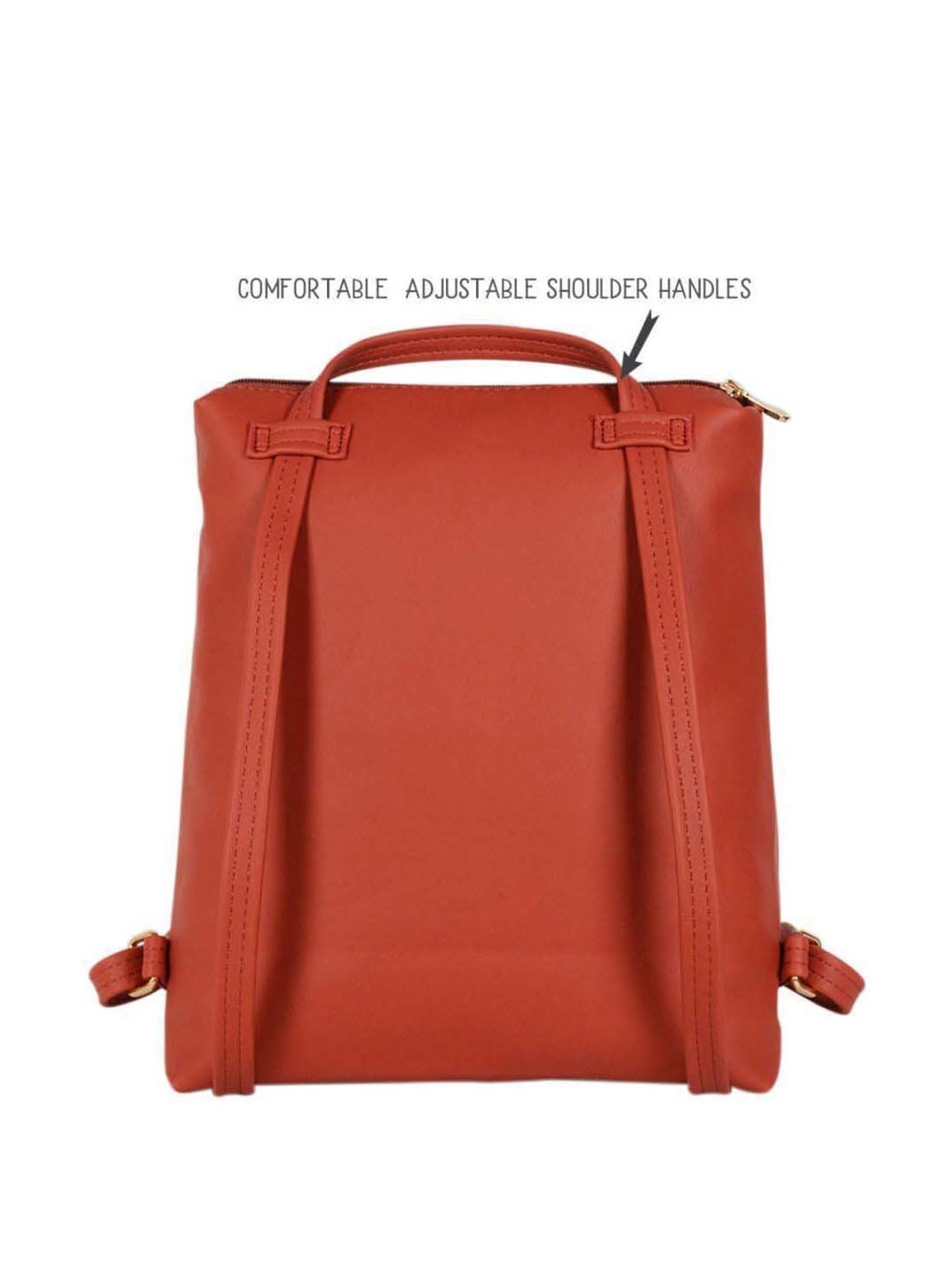 Baggit Red Medium Backpack