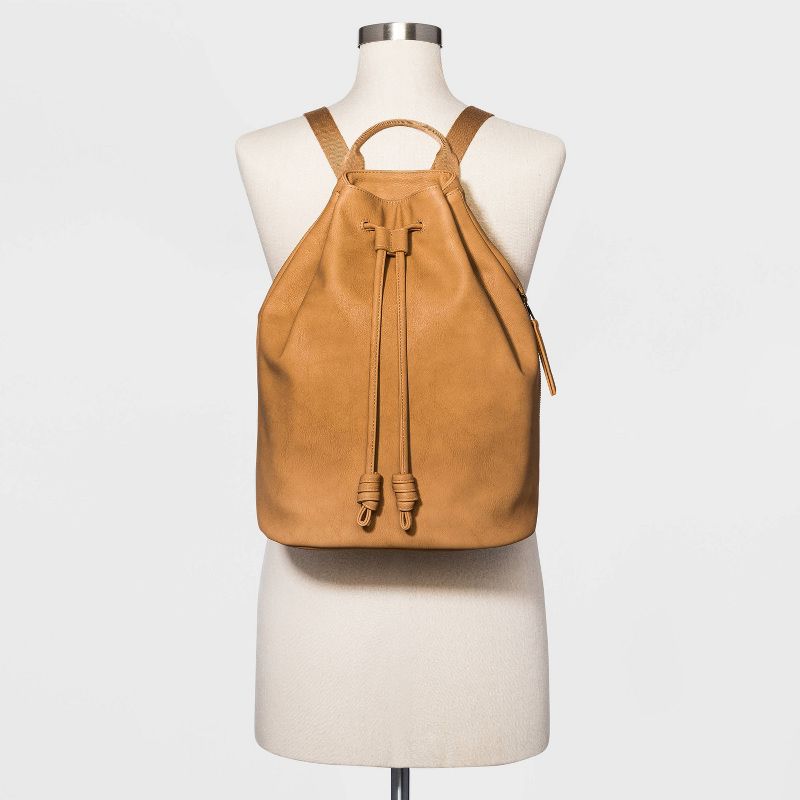 Bucket Drawstring Closure Backpack - Universal Thread™ Cognac
