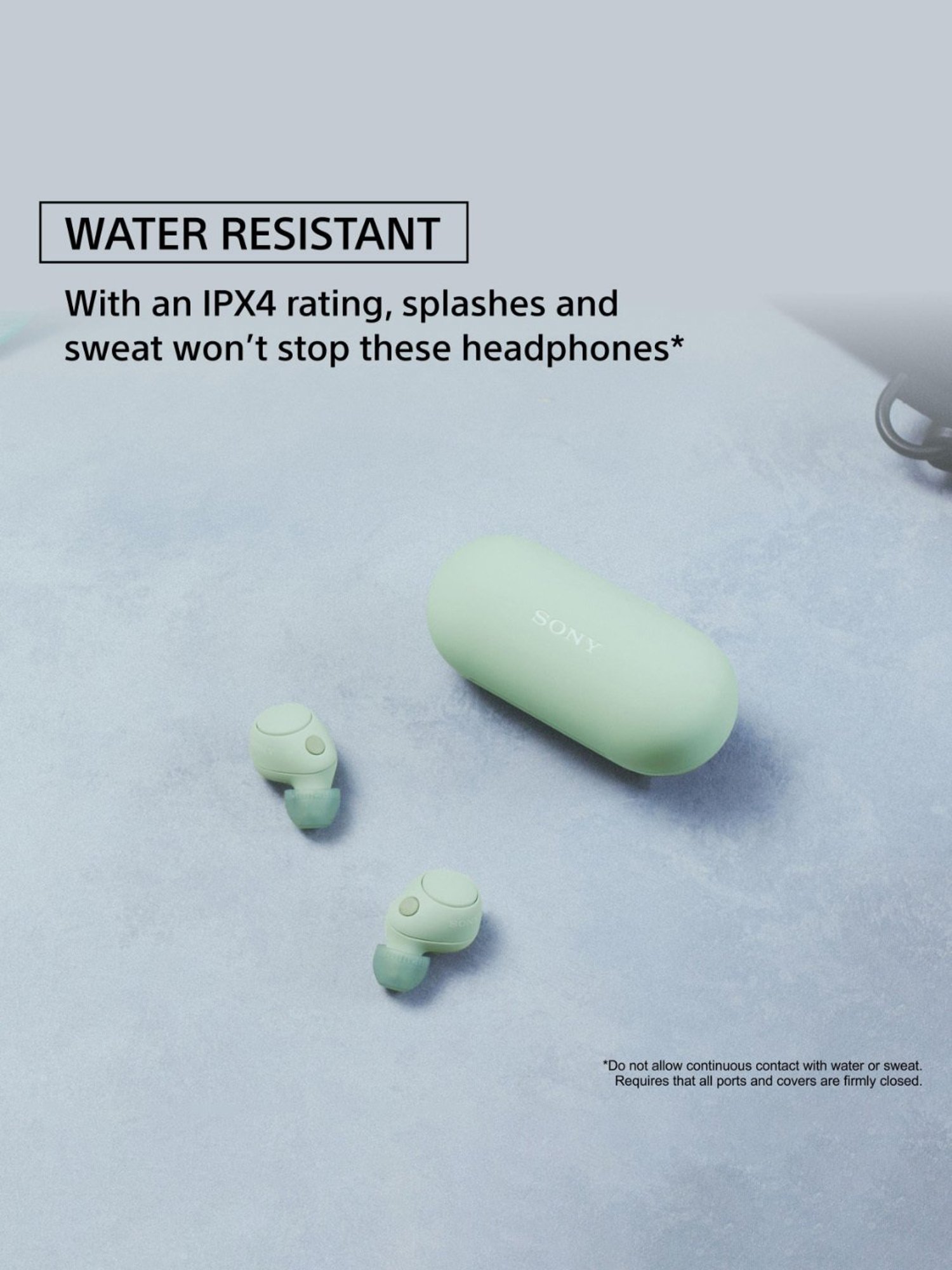 Sony WF-C700N In Ear BT Earbuds with IPX4 Ratings, Fast Pair (Sage Green, True Wireless)