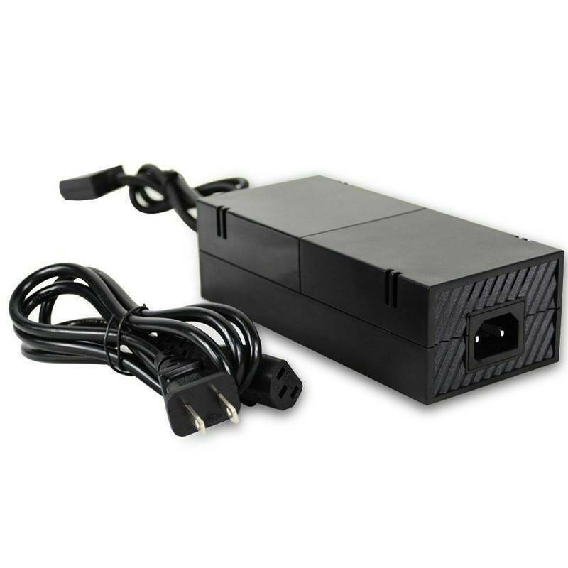 For Xbox One Power Supply Brick AC Adapter Power Supply Cord Replacement Charger AC Power cord for Microsoft Xbox One Console US Plug (Black)