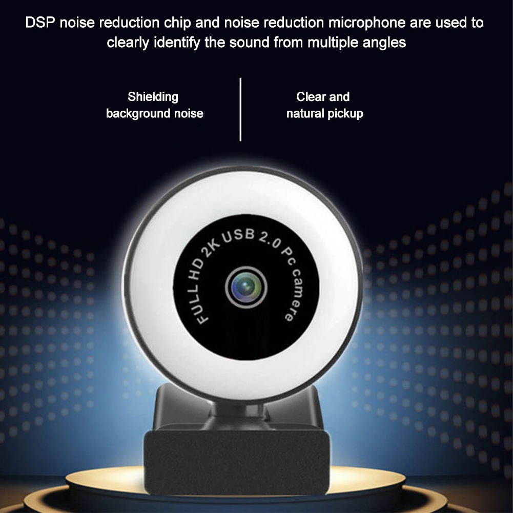 With Microphone HD 1080P Conferencing Video Recording 960A  Pro Ring Light Free Driver Clip On Gaming PC Webcam For Streaming