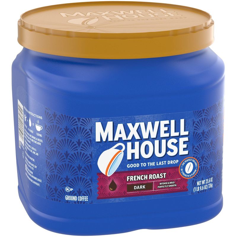 Maxwell House French Medium Dark Roast Ground Coffee - 25.6oz