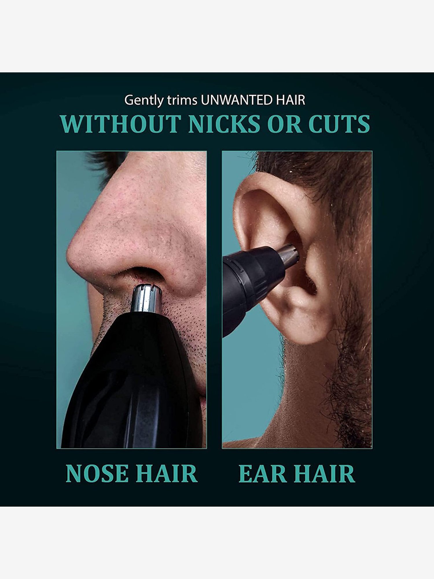 LetsShave Rechargeable Cordless Grooming Kit For Men (Green/Black)