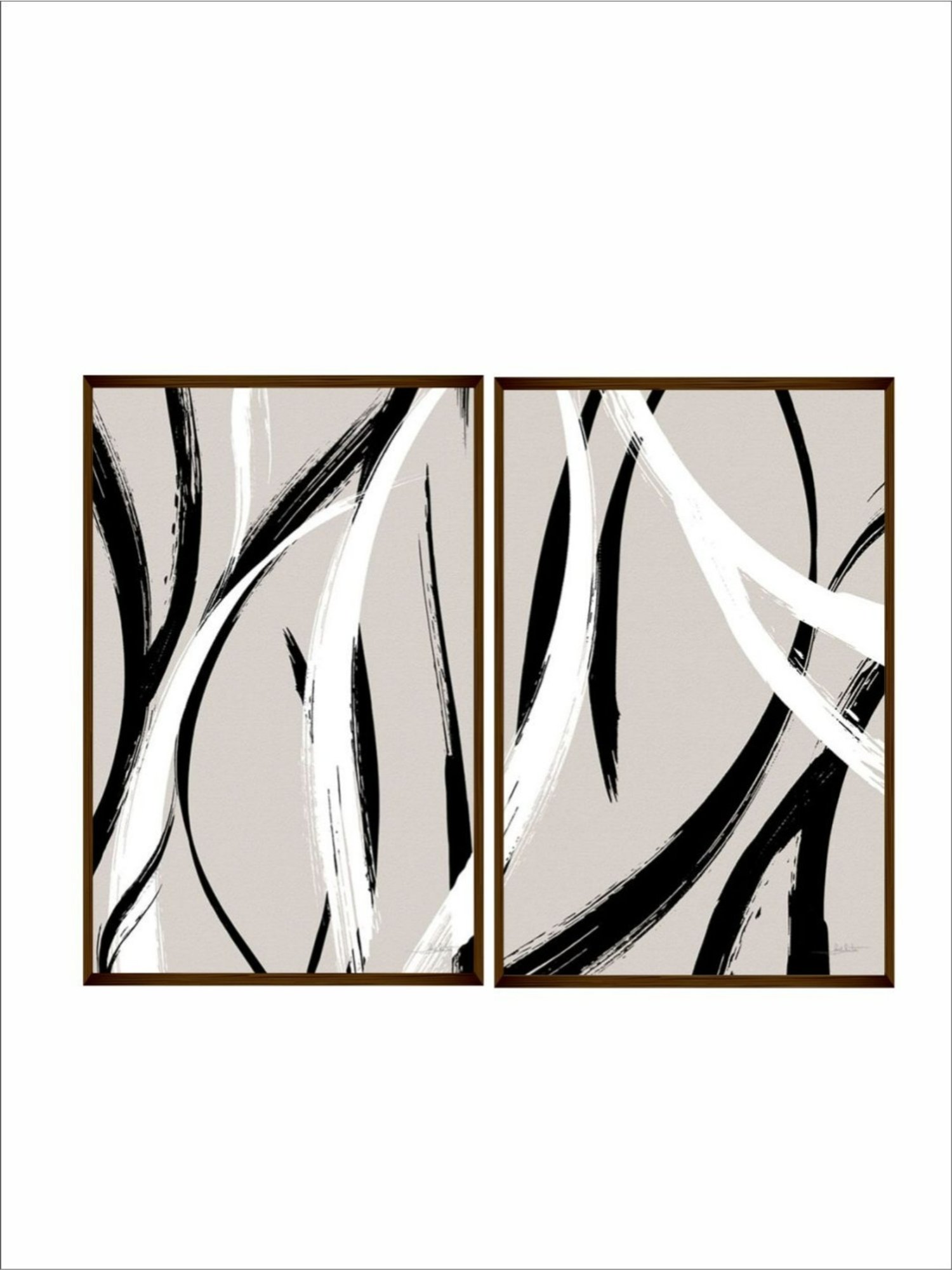 The Art House Abstract Multicolor Canvas Painting