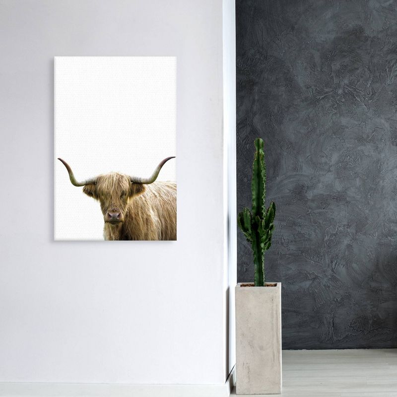 24" x 36" Bonny Bovine by Assaf Frank Unframed Wall Canvas - Masterpiece Art Gallery