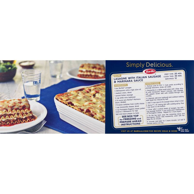 Barilla Wavy Lasagna Noodles - 16oz