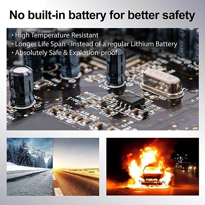 WiFi D30H Dash Cam with Infrared Night Vision 2.0 inch IPS, G-Sensor, Loop Recording Dual 1920x1080P Front and Inside, 170&deg; Wide Angle, G-Sensor, 24H Parking Monitor for Cars Truck Taxi