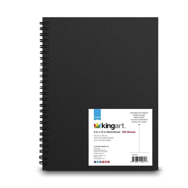 Kingart 26ct Sketch And Draw Travel Bundle