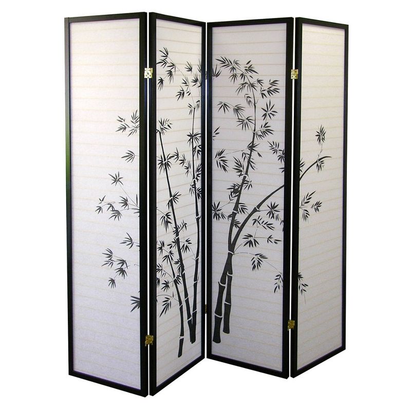 3 Panel Room Divider Bamboo - Ore International