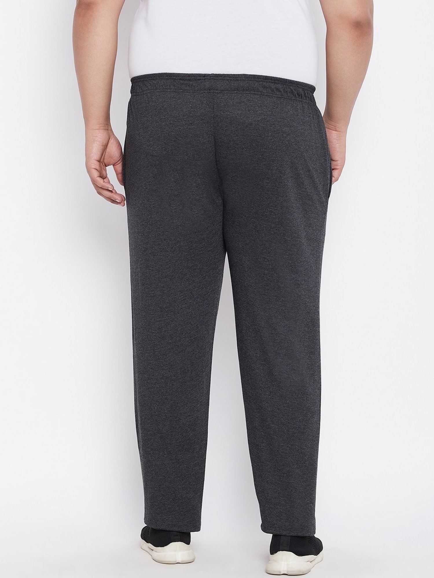 Bigbanana Grey Cotton Regular Fit Trackpants