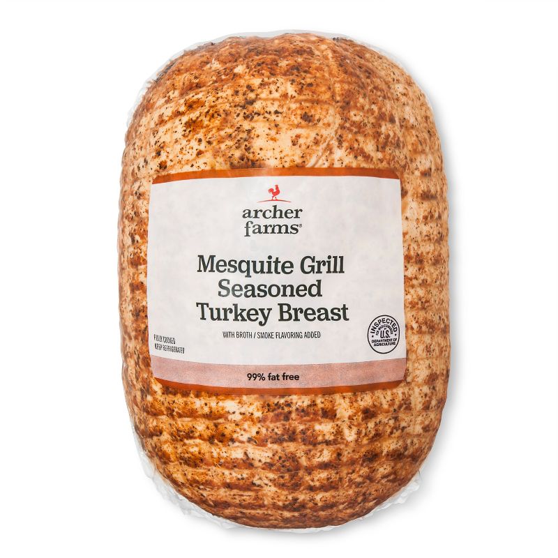 Mesquite Grill Seasoned Turkey Breast - Deli Fresh Sliced - price per lb - Archer Farms™