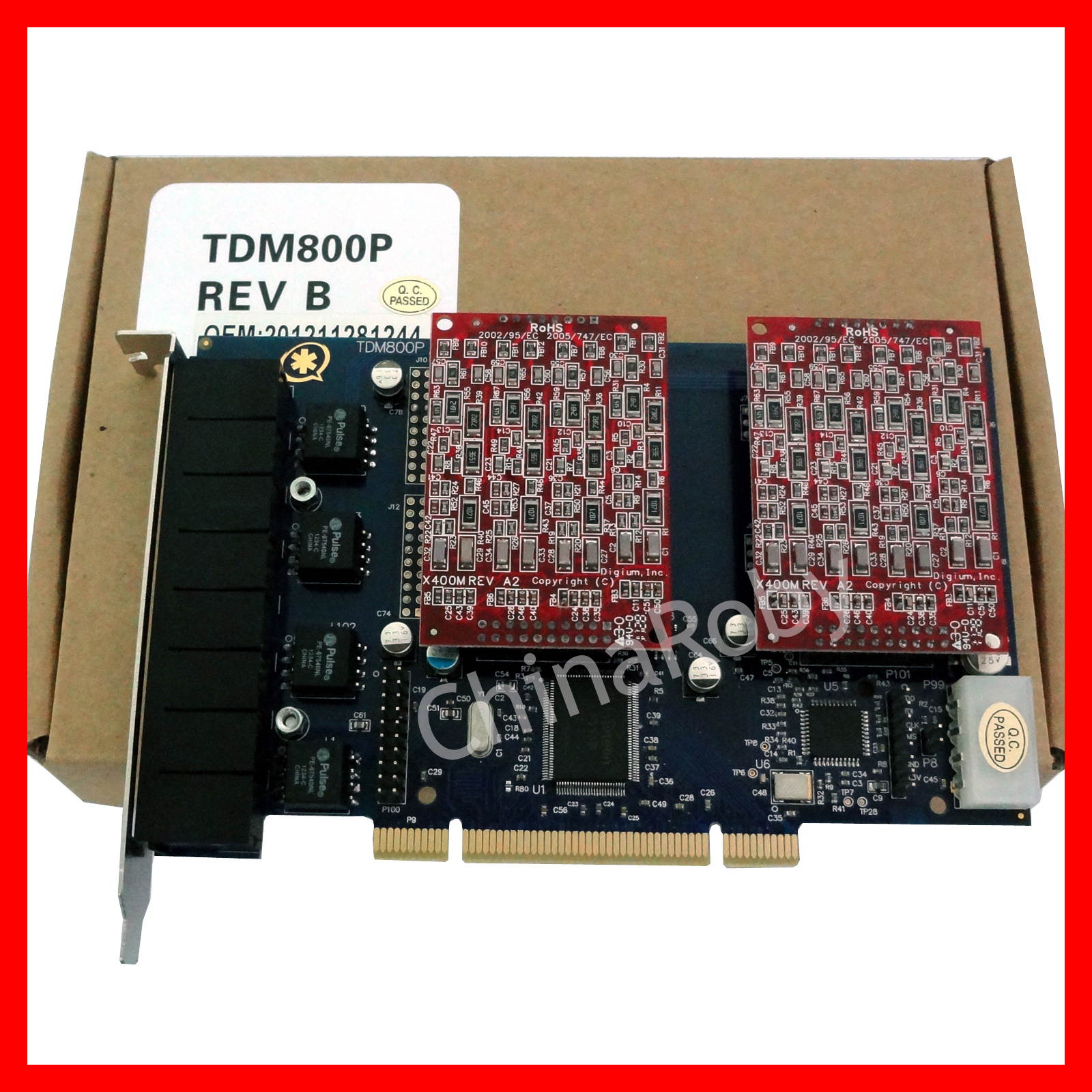 Asterisk Card PCI TDM800P with 8 FXO Ports,FXO card analog FXO board tdm800 tdm400p tdm410p compatible digium wildcard For IP Telephone Appliance VoIP PBX System
