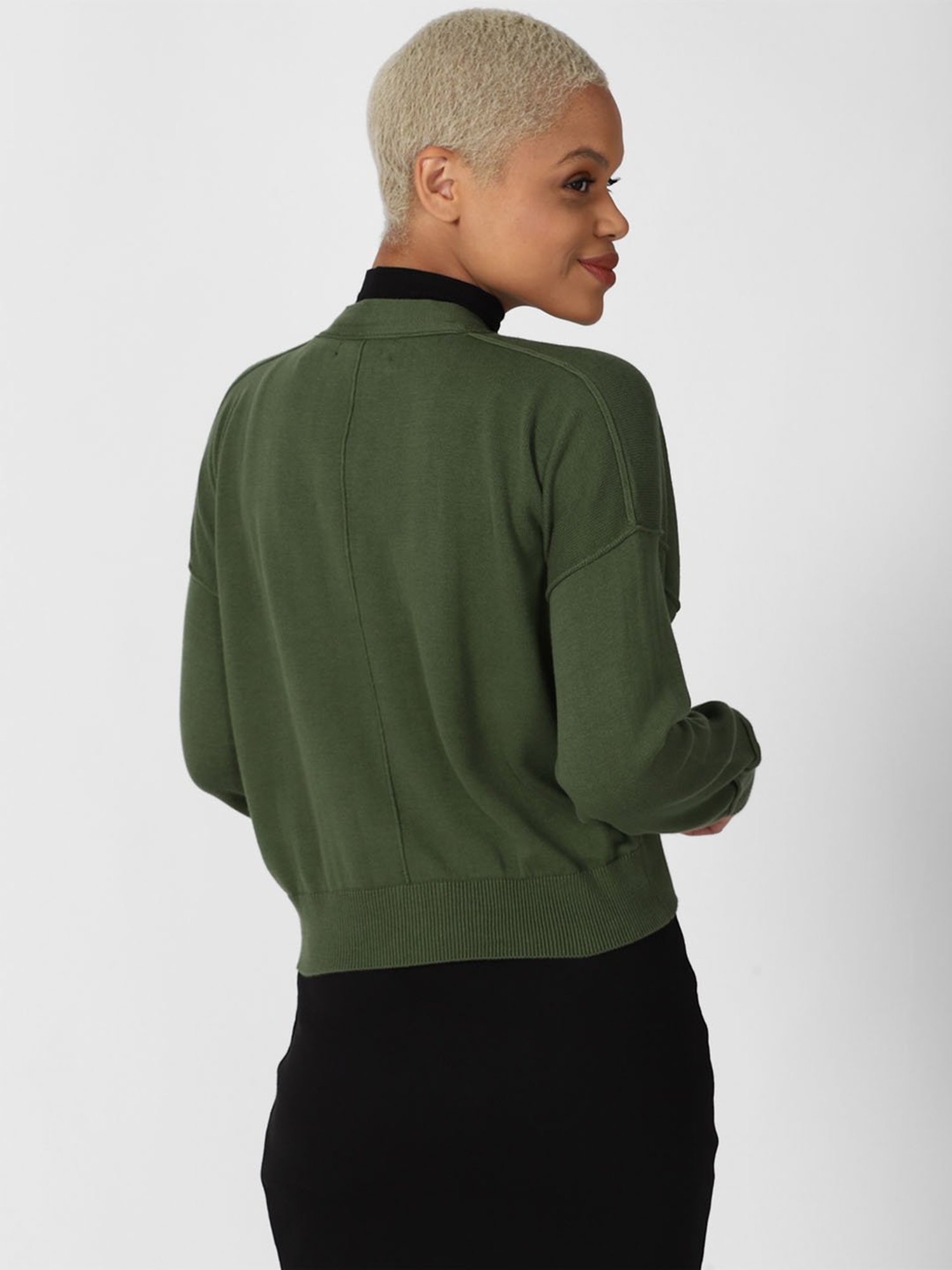 Forever 21 Olive Regular Fit Cardigan