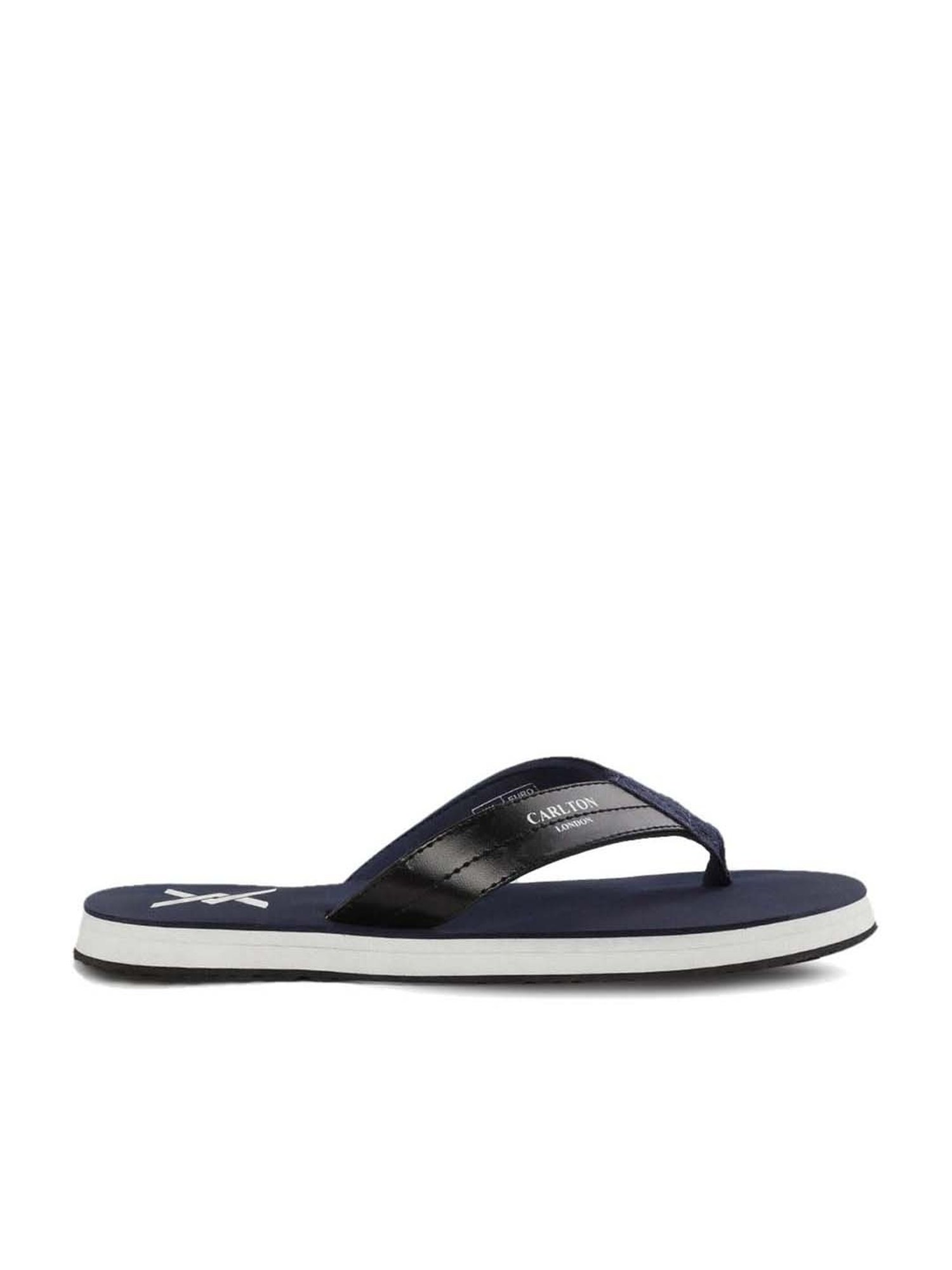 Carlton London Men's Navy Flip Flops