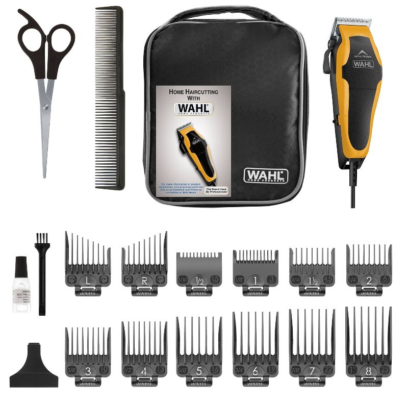 Wahl Clip n Groom Men's Haircut Kit with Built in Finishing Trimmer - 79900-1701