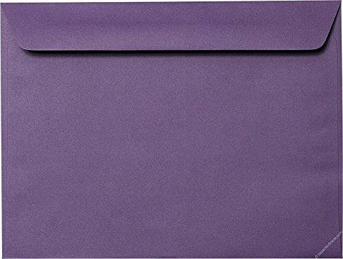 9" x 12" Booklet Dark Purple Solid Envelopes - 25 Envelopes from Paper and More