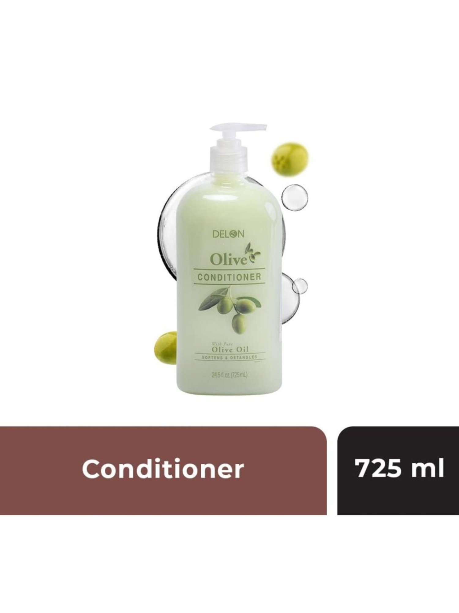 Delon Softens & Detangles Olive Oil Conditioner - 725 ml