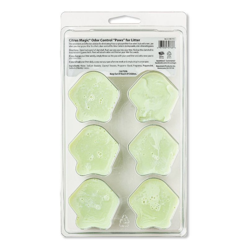 Citrus Magic Litter Paws in Outdoor Fresh Cat Litter - 2ct