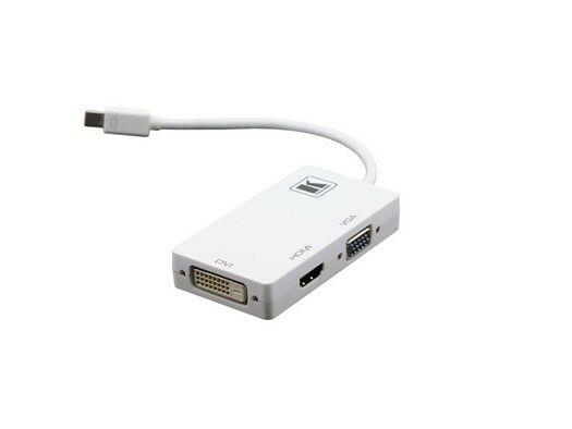 Kramer ADC-MDP/M1 Mini DisplayPort to DVI/HDMI or VGA Adapter Cable