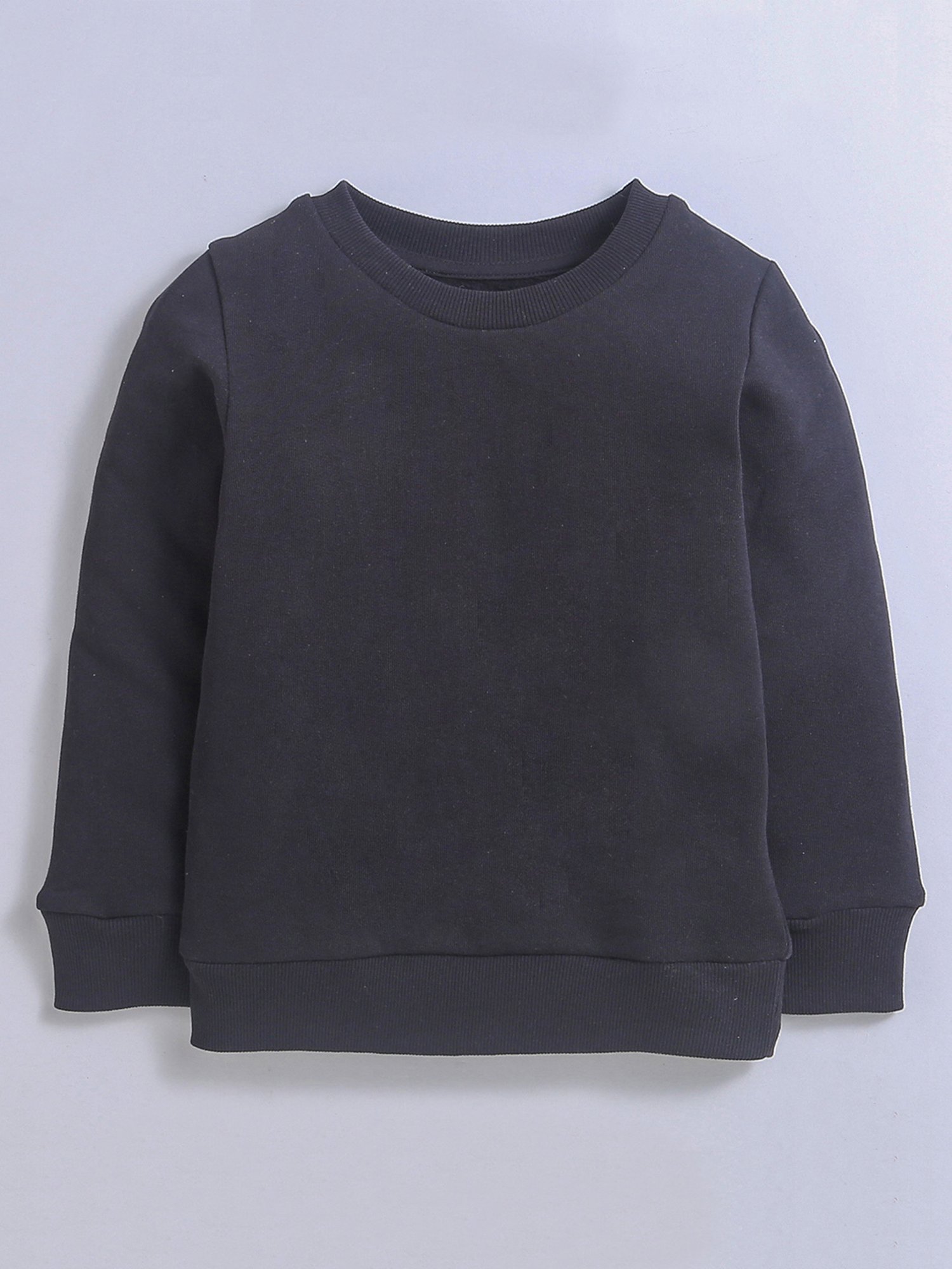 Nino Bambino Kids Multicolor Solid Full Sleeves Sweatshirt (Pack Of 3)