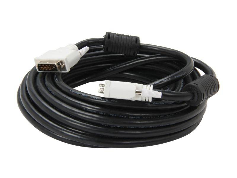 DAT 7321D Black Male to Male One DVI-D to DVI-D Single Link Cable